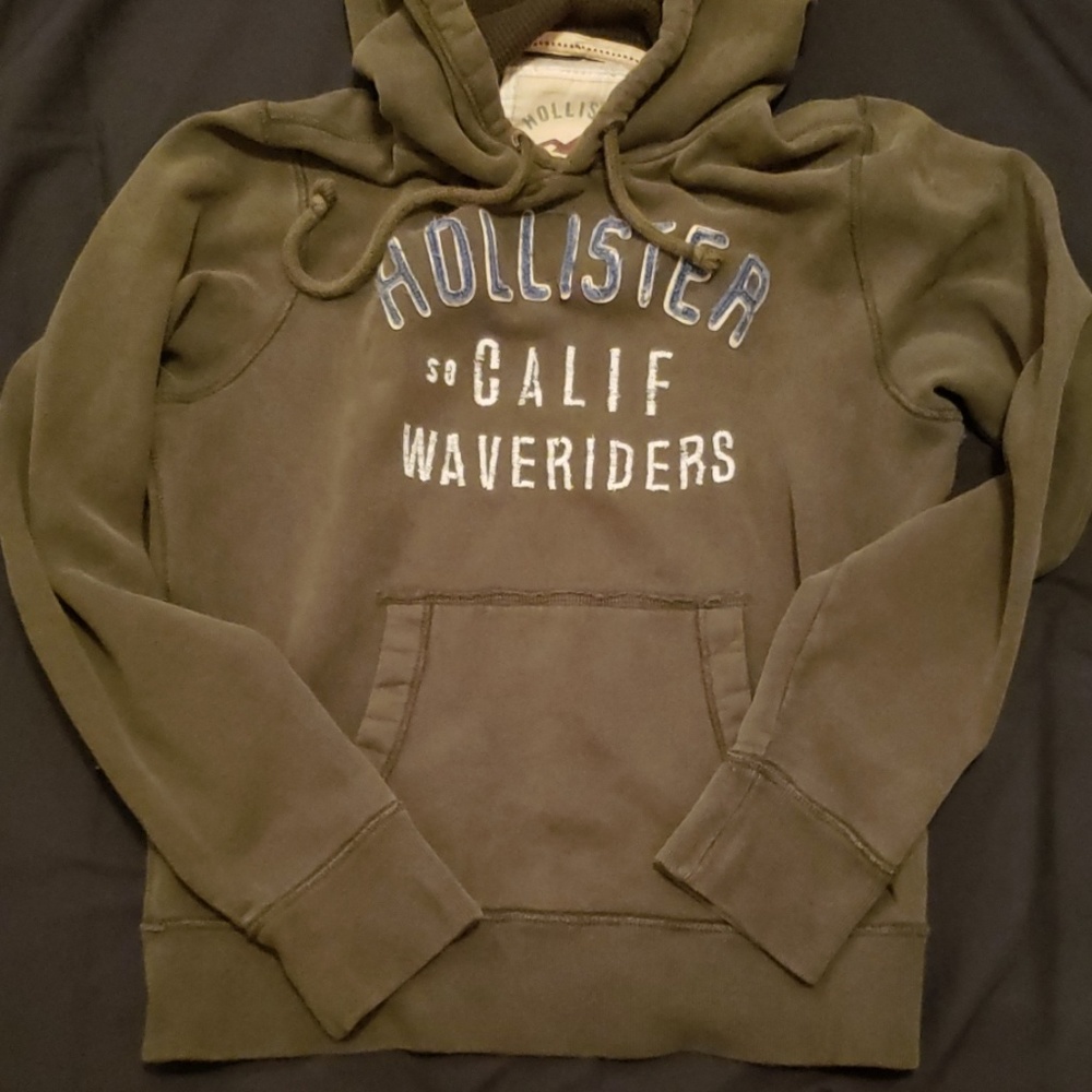 Hollister green hoodie